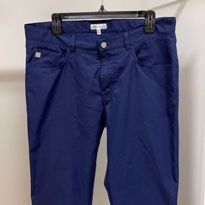 Peter Millar Navy Five-Pocket Pant